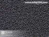 MA001中號黑色印花膠珠